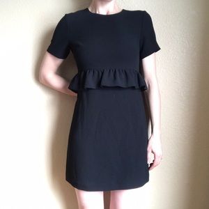 Black Club Monaco Ruffle Dress